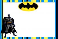 Download Free Printable Batman Birthday Invitations | Batman with regard to Batman Birthday Card Template