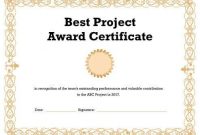 Download Free Template | Awards Certificates Template within Template For Certificate Of Award
