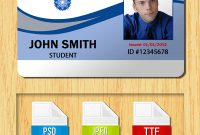 Download Id Card Template for Template For Id Card Free Download