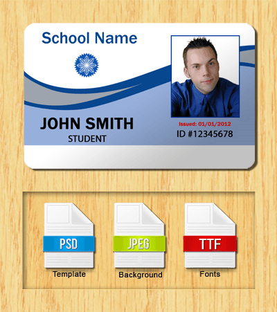 Download Id Card Template for Template For Id Card Free Download