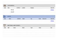 Download The Travel Itinerary Template From Vertex42 for Business Travel Itinerary Template Word