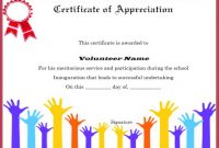 Download Volunteer Certificates The Right Way (19 Free Word for Volunteer Award Certificate Template