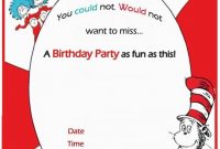 Dr Seuss Birthday Invitation Free Template | Invitations throughout Dr Seuss Birthday Card Template