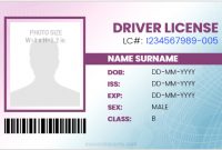 Driver License Id Card Templates For Word | Microsoft Word throughout Blank Drivers License Template