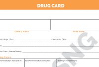 Drug Card Template | Nursing intended for Pharmacology Drug Card Template