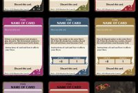 Dungeons & Dragons: Wrath Of Ashardalon Board Game throughout Template For Game Cards
