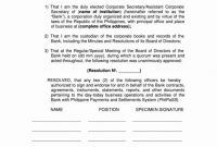 √ 20 Corporate Secretary Certificate Template ™ In 2020 regarding Corporate Secretary Certificate Template
