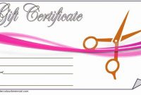 √ 20 Hair Salon Gift Certificate Template Free ™ In 2020 within Salon Gift Certificate Template