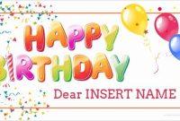 √ 24 Happy Birthday Banner Template Free In 2020 | Birthday inside Free Happy Birthday Banner Templates Download
