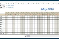 √ Free Editable Monthly Schedule Template Excel | Templateral regarding Blank Monthly Work Schedule Template