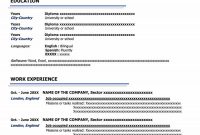 ▷ Fillable Free Resume Template In Word | Download Resume regarding Free Blank Resume Templates For Microsoft Word