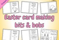 Easter Card Making Bits & Bobs in Easter Card Template Ks2