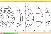 Easter Egg Templates | Ks1 Colouring Sheets (Teacher Made) within Easter Card Template Ks2