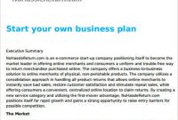 Ecommerce Business Plan Docx pertaining to Ecommerce Website Business Plan Template