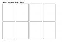Editable Basic Word Cards (Sb3520) – Sparklebox inside Template For Cards In Word