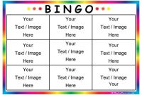 Editable Bingo Card Templates pertaining to Bingo Card Template Word