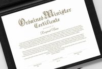Editable Ordained Minister Certificate Template, Printable Certificate Of  Ordination, Credential Of Ministry Certificate, Instant Download pertaining to Certificate Of Ordination Template