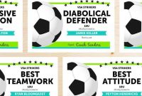 Editable Soccer Award Certificates – Instant Download with Soccer Award Certificate Templates Free