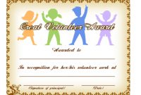 Editable Volunteer Certificates – Google Search | Volunteer pertaining to Volunteer Award Certificate Template