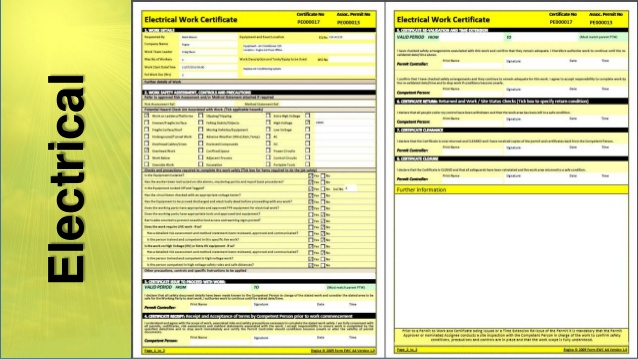 Electrical Isolation Certificate Template (5) - Templates pertaining to Electrical Isolation Certificate Template