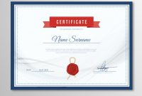 Elegant Certificate Template | Free Vector regarding Elegant Certificate Templates Free