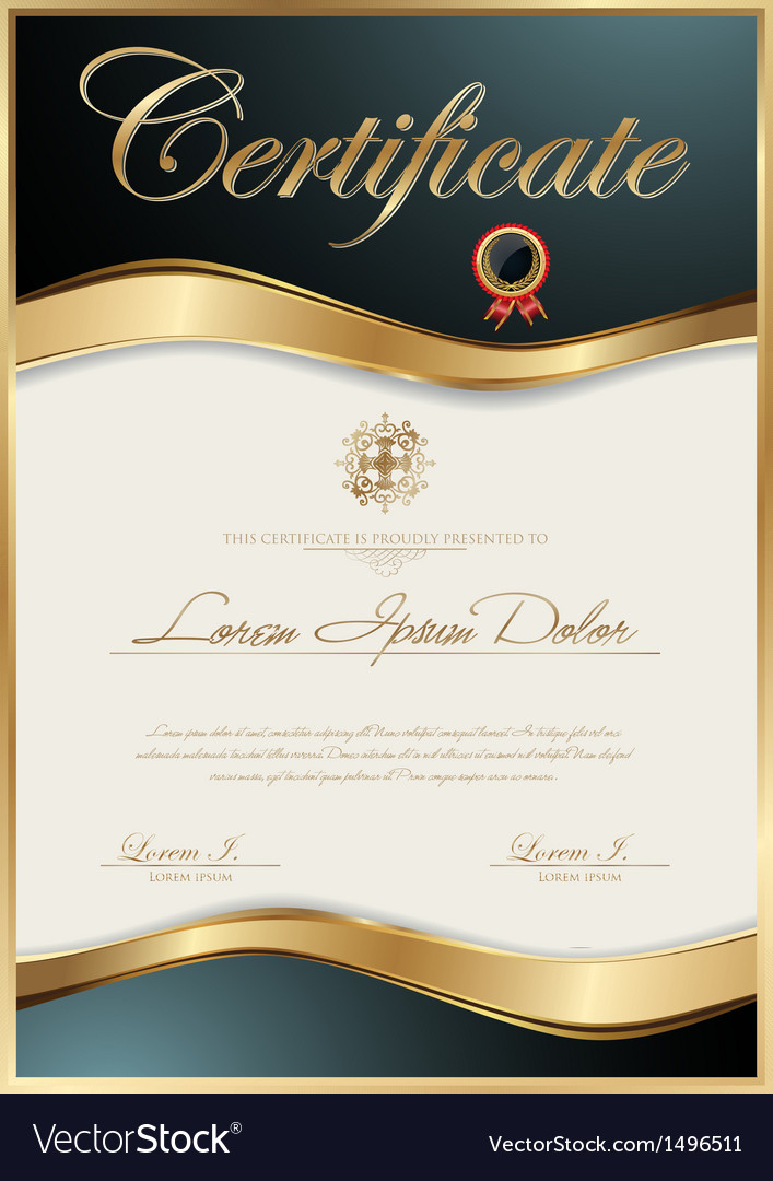 Elegant Certificate Template throughout Elegant Certificate Templates Free