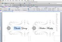 Elegant Place Card Template inside Microsoft Word Place Card Template