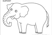 Elephant | Free Printable Templates & Coloring Pages for Blank Elephant Template
