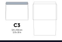 Envelope C3 Template For A4 A5 Paper With Cut throughout Business Envelope Template Illustrator