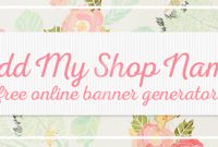 Etsy Banner Template Png & Free Etsy Banner Template inside Free Etsy Banner Template