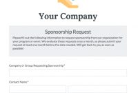 Event Forms & Fundraising Form Templates | Formstack inside Blank Sponsorship Form Template