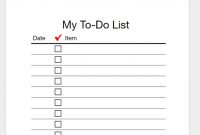 Every To-Do List Template You'll Ever Need – Business 2 intended for Blank To Do List Template