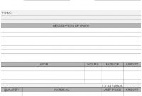 Example Image: Maintenance Work Order Form | Job Cards intended for Maintenance Job Card Template