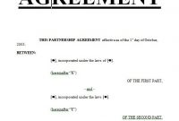 Exemples Samples Partnership Agreement – Doc And Pdf | All with regard to Free Business Partnership Agreement Template Uk