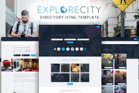 Explore City – Directory Listing Template with Business Listing Website Template