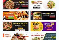 Facebook Cover Page Templates – Social Media Food Banners pertaining to Food Banner Template