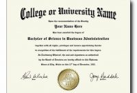 Fake College Diplomas As Low As $49! Diplomasandtranscripts in University Graduation Certificate Template