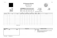 Fake College Report Card Template (4) – Templates Example throughout Fake College Report Card Template