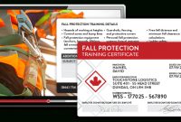 Fall Protection in Fall Protection Certification Template