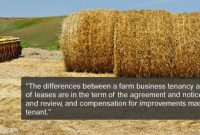 Farm Business Tenancies: A Guide pertaining to Farm Business Tenancy Template