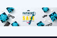 Father S Day Sale Template Banner With Tie throughout Tie Banner Template