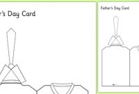 Fathers Day Shirt And Tie Card (Teacher Made) in Fathers Day Card Template