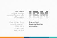 Felix — Šoletić › Ibm Rebrand intended for Ibm Business Card Template