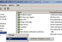Finding Certificate Template In Certificate Authority with Active Directory Certificate Templates