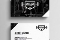 Fitness Business Card Template | Free Psd File pertaining to Gym Membership Card Template