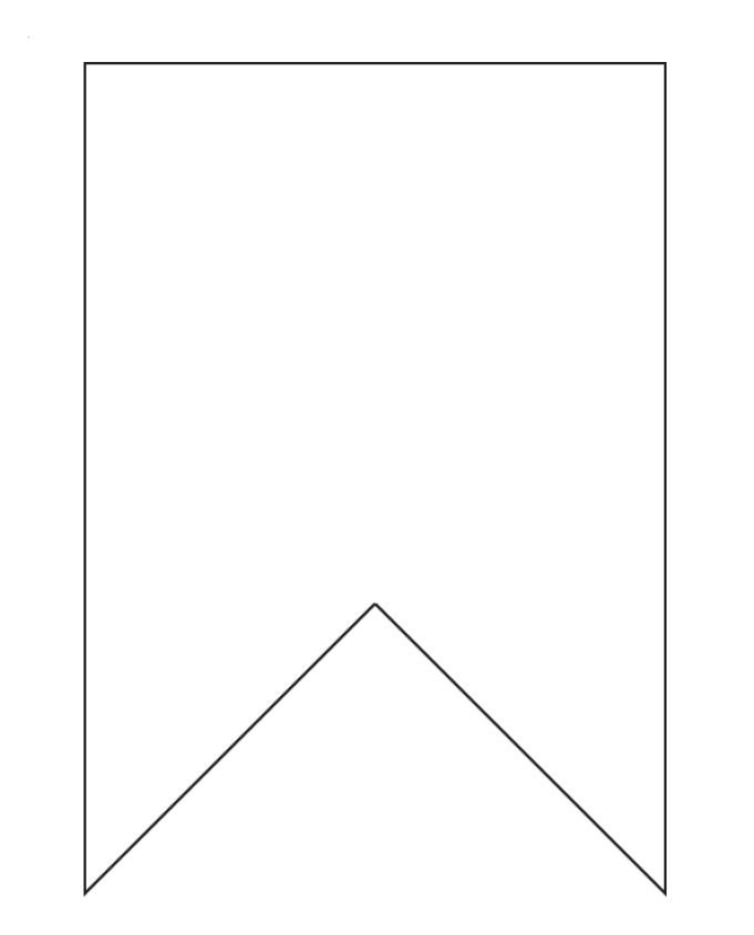 Flag Banner Template | Printable Flags intended for Banner Cut Out Template