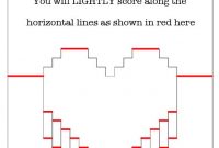 Fold Out Heart Cards - Google Search | Pop-Up-Vorlagen regarding Fold Out Card Template