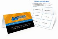 Folding Business Card Template Luxury Foldover Business Card in Fold Over Business Card Template