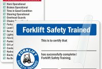 Forklift Certification Cards Driver Wallet Operator Card with regard to Forklift Certification Card Template