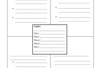 Four Square Writing Template Printable | Narrative Four intended for Blank Four Square Writing Template